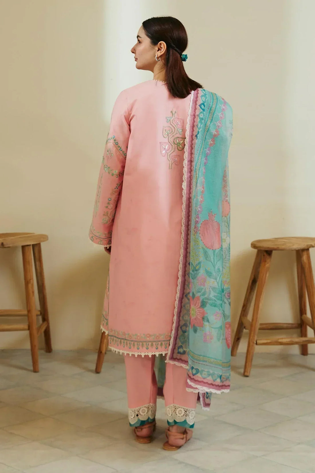 Zara Shahjahan | Coco Lawn 24 | ZOYA-8A -  Zara Shahjahan Luxury -  House of Maryam