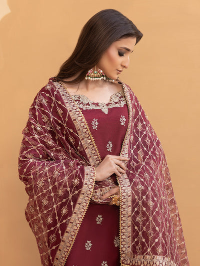 Hem Stitch | Raw Silk Edit 25 | Zurina -  Hemstitch Ladies Clothes - Original Designer Dress - House of Maryam
