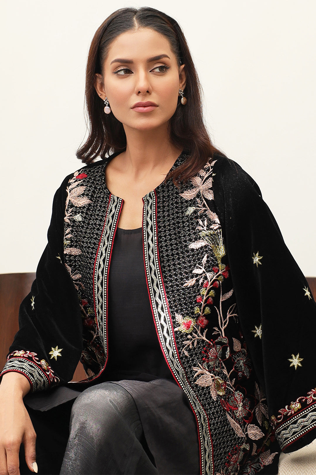 Zellbury | Winter Pret | Embroidered Kurta Trouser - 3273 -  Zellbury Women Luxury Pret - Original Designer Dress - House of Maryam