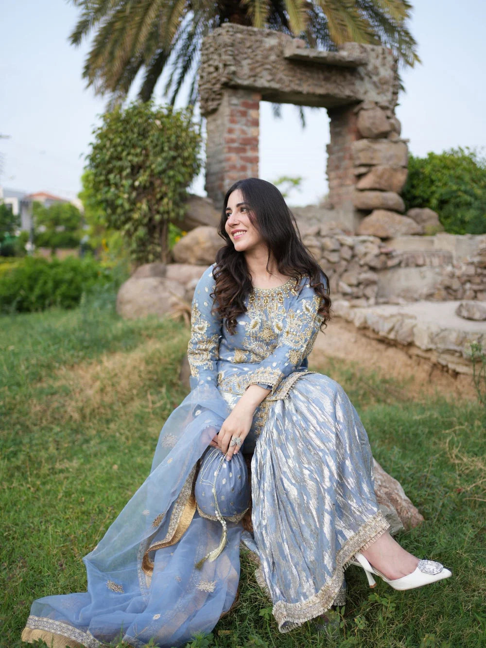 Sarah Jahan | Formals | Ocean Crown -  Sara Jahan Couture  - Original Designer Dress - House of Maryam