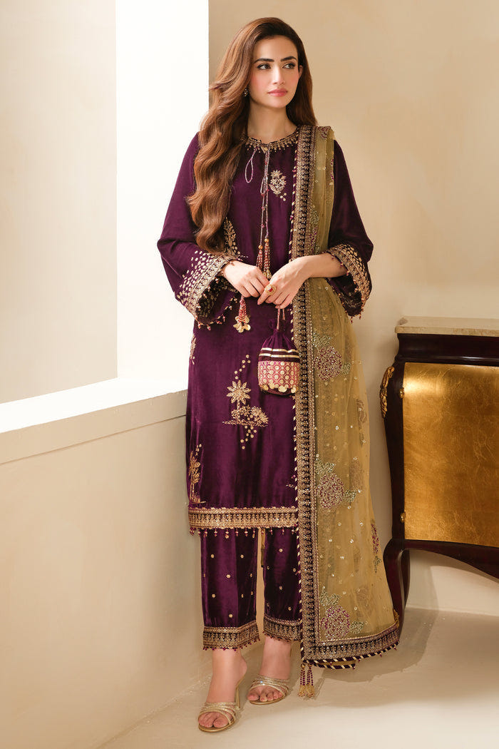 Jazmin | Velvet Edit 24 | VF-2032 -  Jazmin Ladies Clothes - Original Designer Dress - House of Maryam