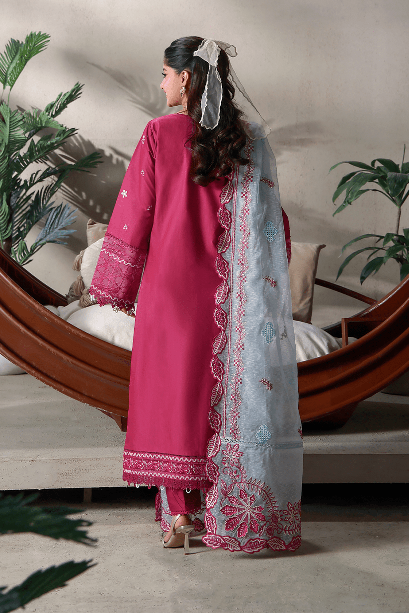 Aabyaan | Saagar Luxury Festive Lawn 26 | NOOR (AL-04)-Brand:Aabyaan-Type:Ladies Clothes-Wine-Lawn-House of Maryam- Buy in UK, USA
