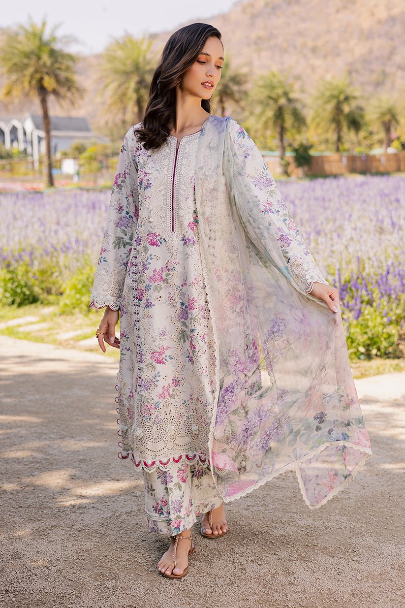Aabyaan | Shezlin Chikankari Eid Edit 26 | ELARA (AV-02)-Brand:Aabyaan-Type:Ladies Clothes-Off White-Chikankari-House of Maryam- Buy in UK, USA