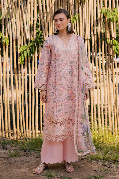 Aabyaan | Shezlin Chikankari Eid Edit 26 | NAQSH (AV-06)-Brand:Aabyaan-Type:Ladies Clothes-Light Peach Pink-Chikankari-House of Maryam- Buy in UK, USA