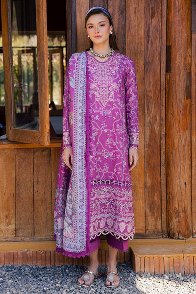 Aabyaan | Shezlin Chikankari Eid Edit 26 | ZARQAA (AV-11)-Brand:Aabyaan-Type:Ladies Clothes-Pinkish Purple-Chikankari-House of Maryam- Buy in UK, USA