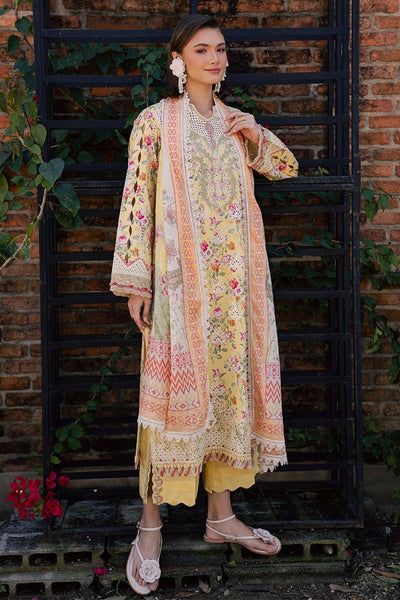 Aabyaan | Shezlin Chikankari Eid Edit 26 |ZEHRAAYE (AV-09)-Brand:Aabyaan-Type:Ladies Clothes-Dust Yellow-Chikankari-House of Maryam- Buy in UK, USA