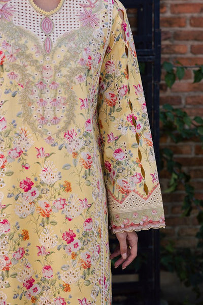Aabyaan | Shezlin Chikankari Eid Edit 26 |ZEHRAAYE (AV-09)-Brand:Aabyaan-Type:Ladies Clothes-Dust Yellow-Chikankari-House of Maryam- Buy in UK, USA