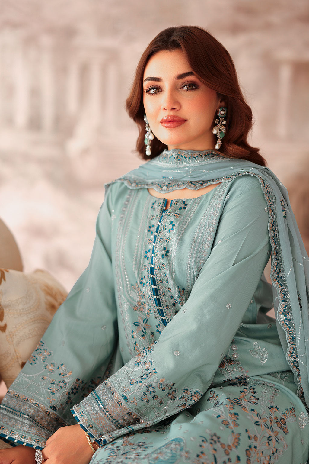 Ramsha | Aangan Luxury Raw silk | AA-204-7