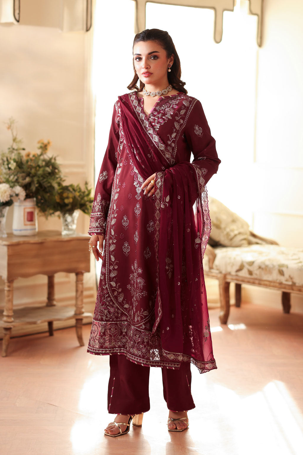 Ramsha | Aangan Luxury Raw silk | AA-203-3