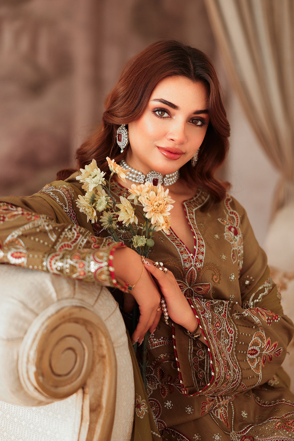 Ramsha | Aangan Luxury Raw silk | AA-210, image 6