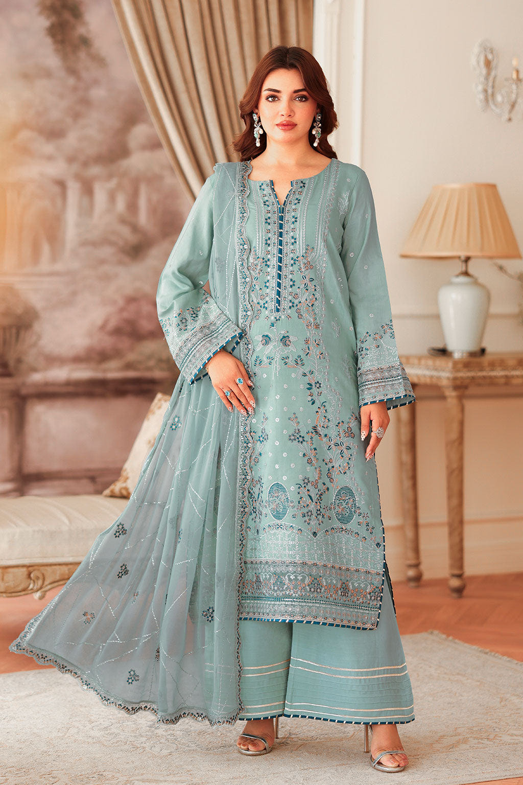 Ramsha | Aangan Luxury Raw silk | AA-204
