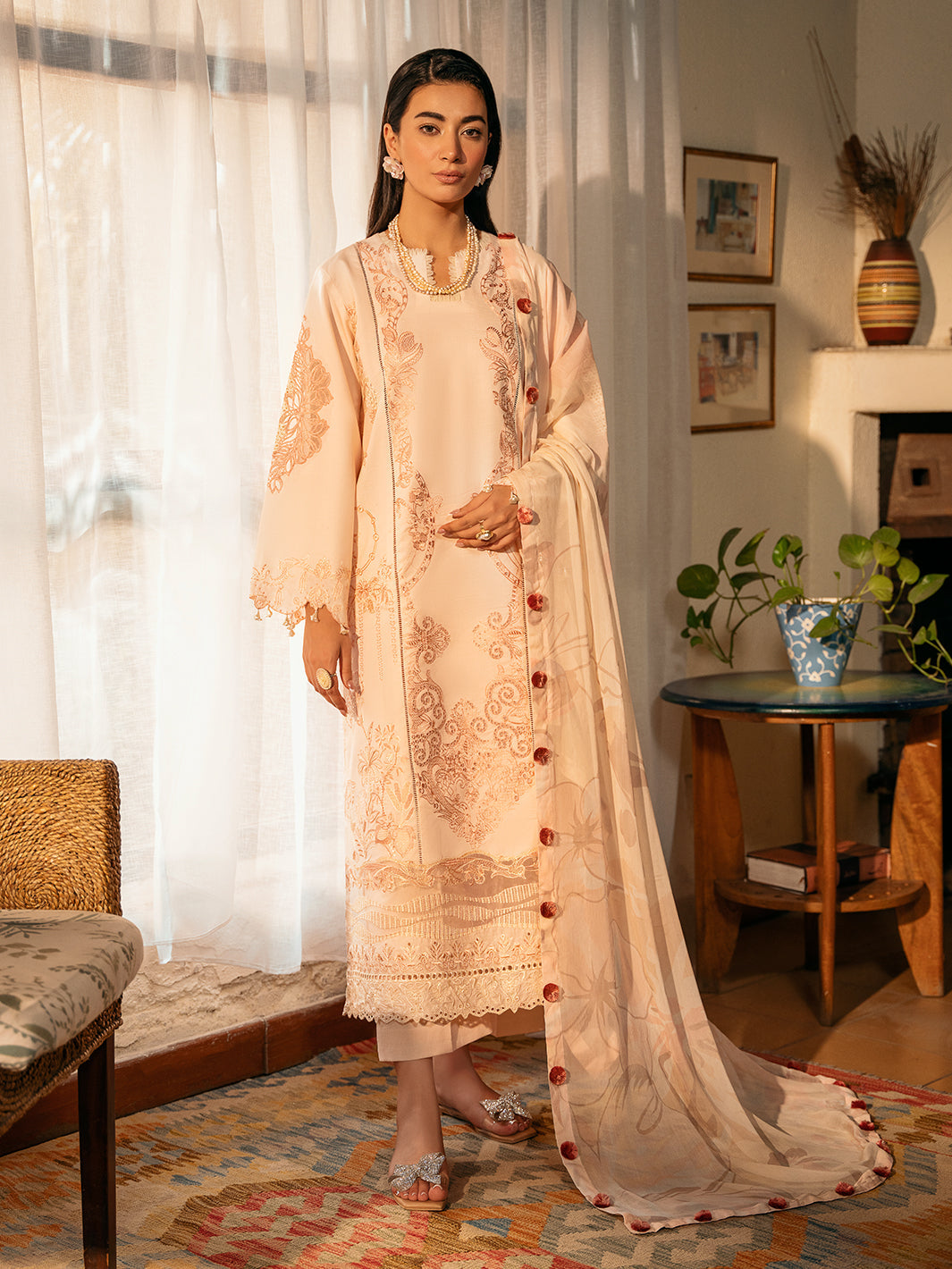 Izel | Dastak Luxury Lawn | AARZOO -  Izel Ladies Clothes - Original Designer Dress - House of Maryam