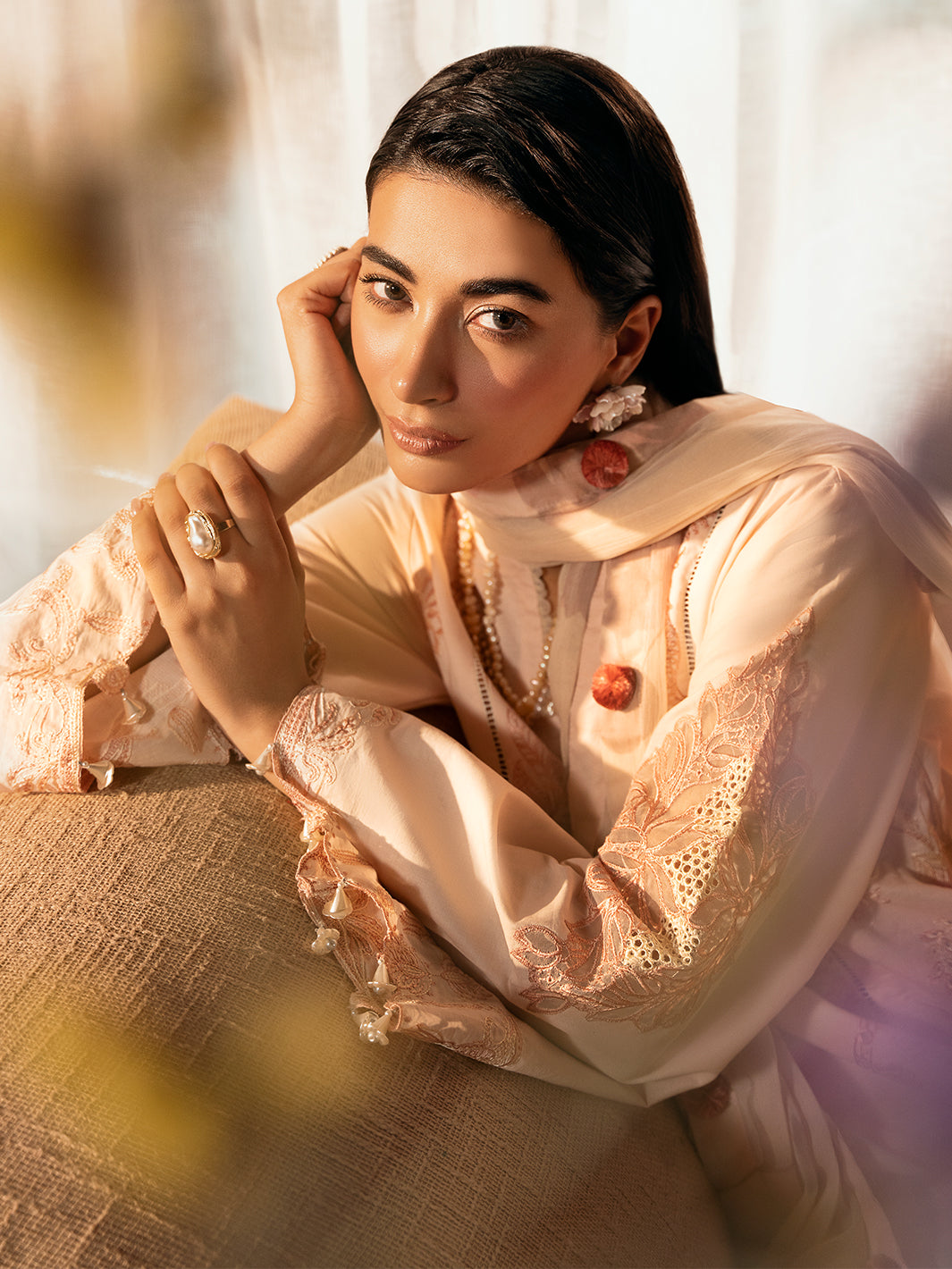 Izel | Dastak Luxury Lawn | AARZOO -  Izel Ladies Clothes - Original Designer Dress - House of Maryam