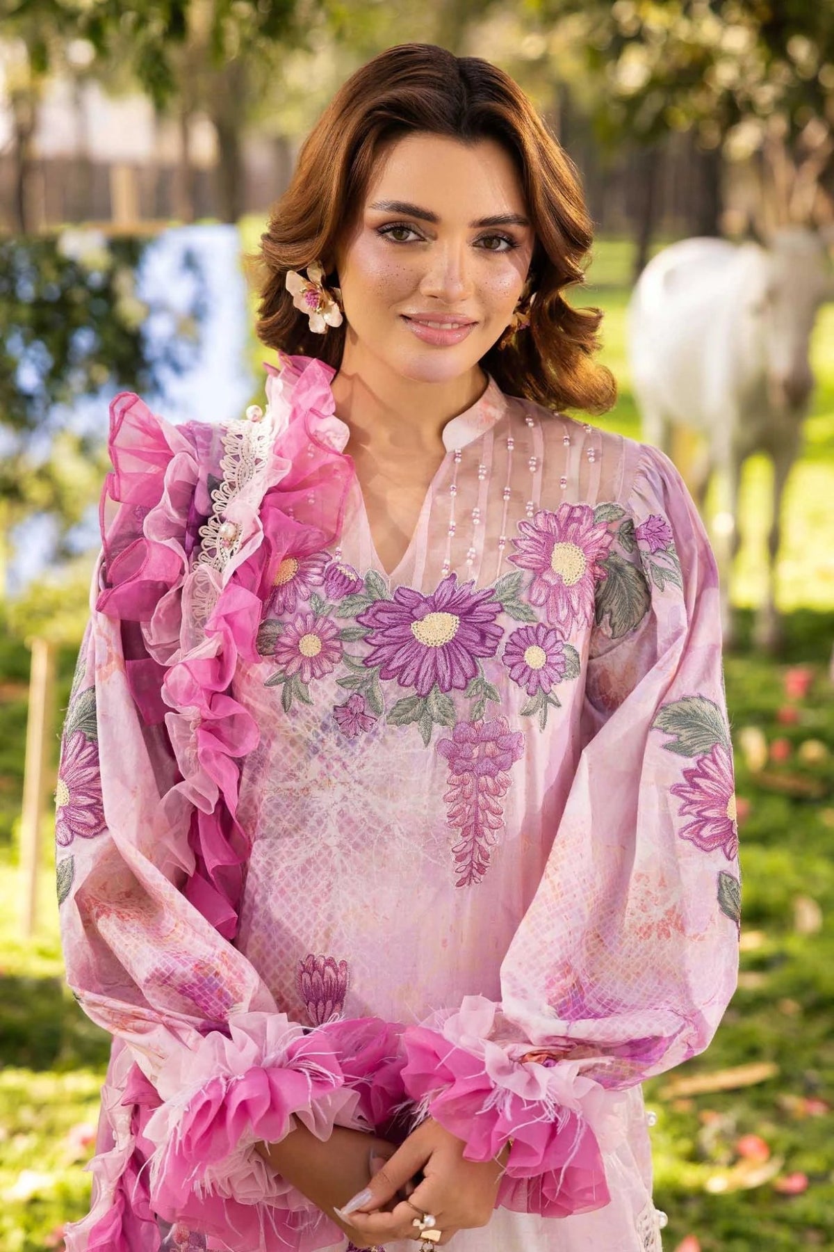 Adans Libas | Chantelle 26 | CHANTELLE 1757-Brand:Adans Libas-Type:Ladies Clothes-Lilac-Lawn-House of Maryam- Buy in UK, USA