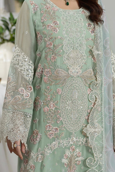 Adans Libas | Eid Festive Chiffon | EID FESTIVE 1798-Brand:Adans Libas-Type:Ladies Clothes-Pastel Mint-Chiffon-House of Maryam- Buy in UK, USA