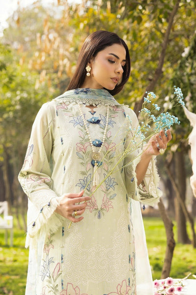 Adans Libas | Gardenia 26 | 1770-Brand:Adans Libas-Type:Ladies Clothes-Mint Gray-Lawn-House of Maryam- Buy in UK, USA