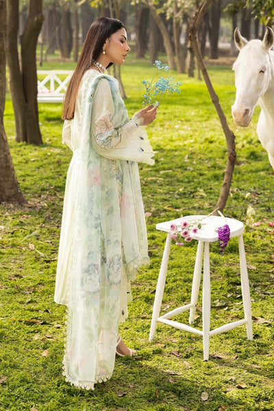 Adans Libas | Gardenia 26 | 1770-Brand:Adans Libas-Type:Ladies Clothes-Mint Gray-Lawn-House of Maryam- Buy in UK, USA