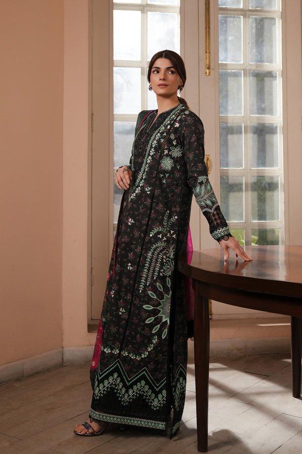 Afrozeh Faye black embroidered lawn suit, photo 3
