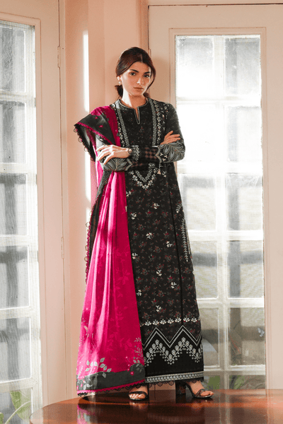 Afrozeh Faye black embroidered lawn suit, photo 4