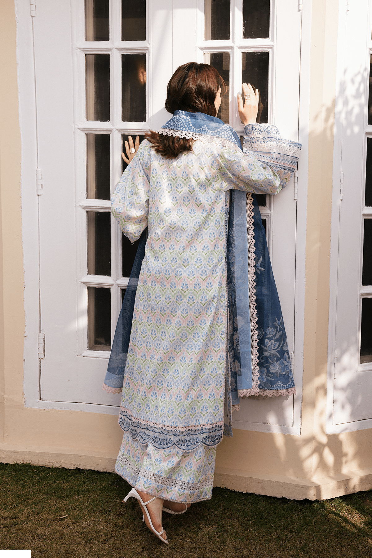 Afrozeh | Florette 26 | Sova-Brand:Afrozeh-Type:Ladies Clothes-Light Blue-Lawn-House of Maryam- Buy in UK, USA