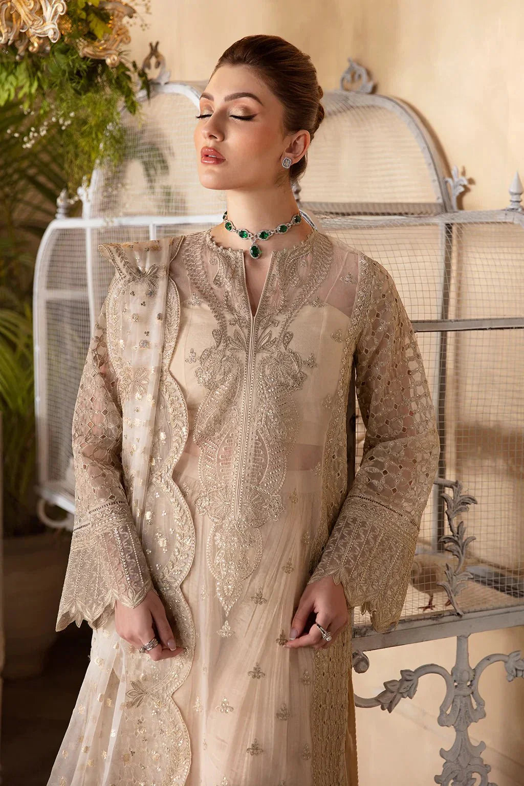 Afrozeh | La Fuchsia 24 | Daisy -  Afrozeh Formal - Original Designer Dress - House of Maryam