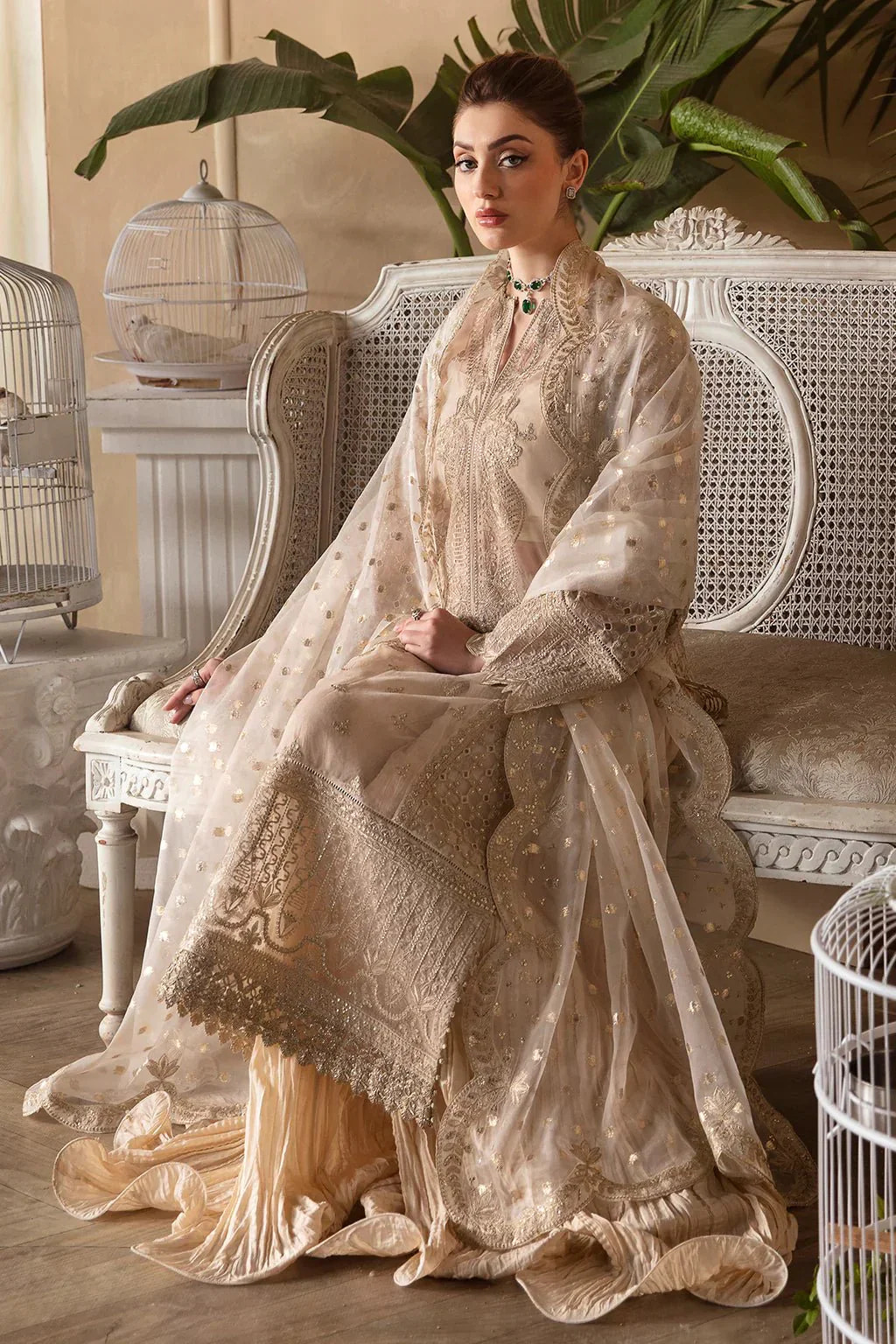 Afrozeh | La Fuchsia 24 | Daisy -  Afrozeh Formal - Original Designer Dress - House of Maryam