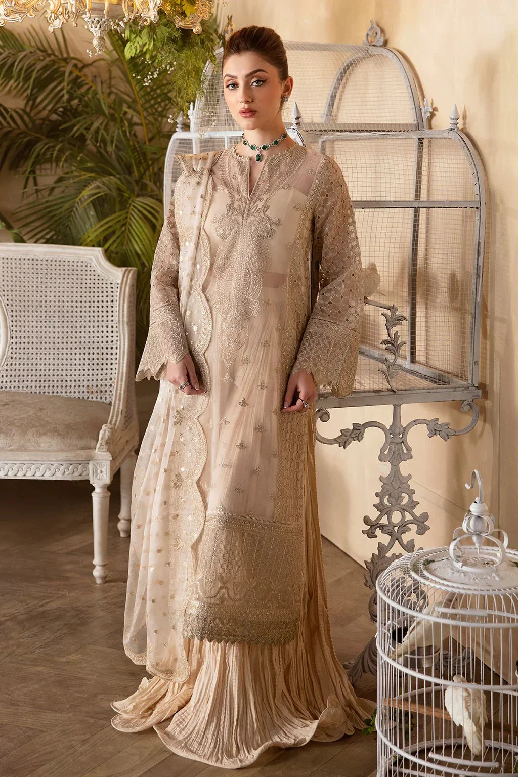 Afrozeh | La Fuchsia 24 | Daisy -  Afrozeh Formal - Original Designer Dress - House of Maryam