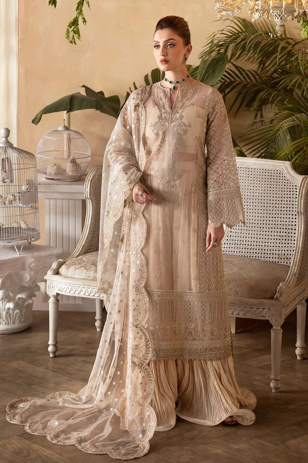 Afrozeh | La Fuchsia 24 | Daisy -  Afrozeh Formal - Original Designer Dress - House of Maryam