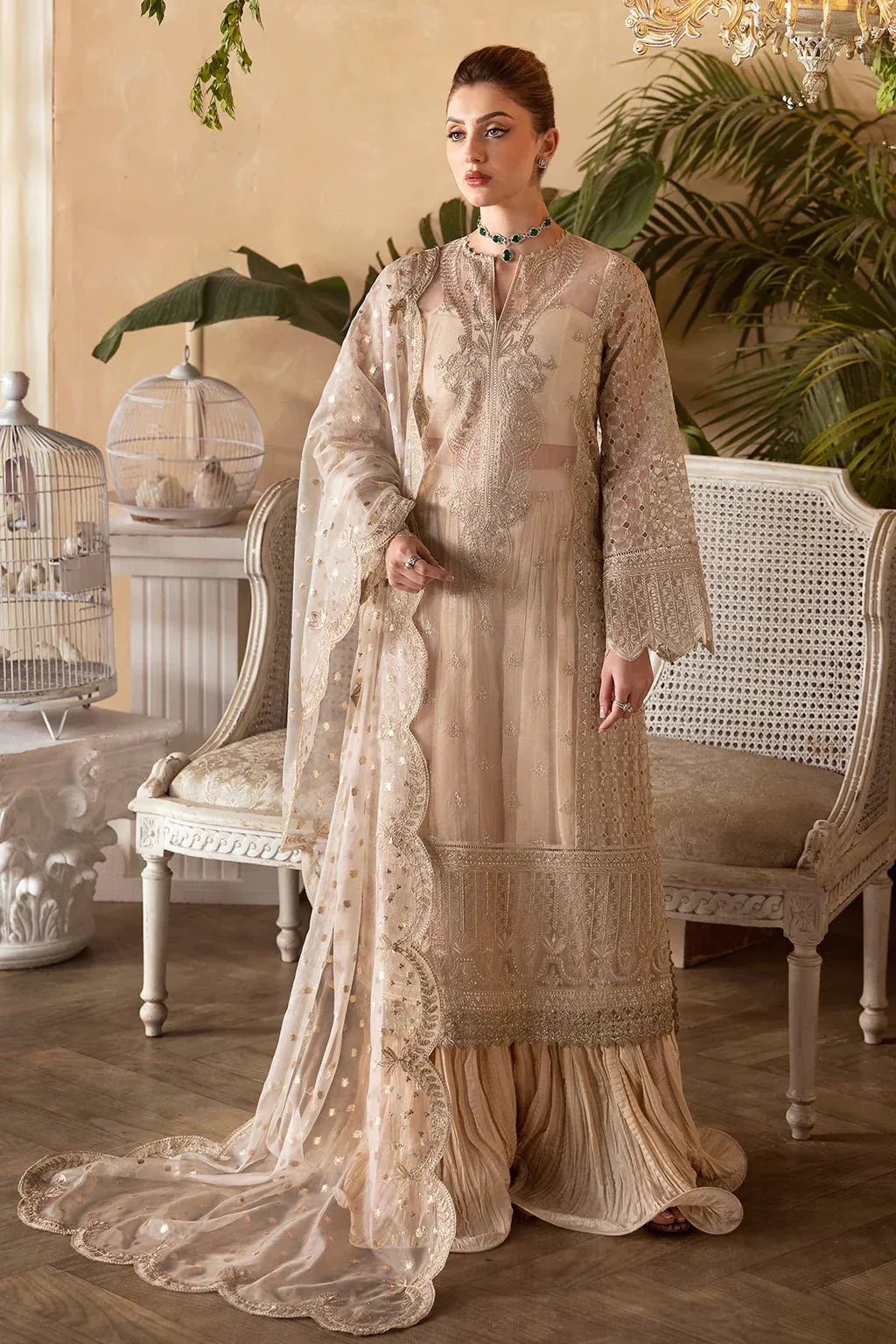 Afrozeh | La Fuchsia 24 | Daisy -  Afrozeh Formal - Original Designer Dress - House of Maryam