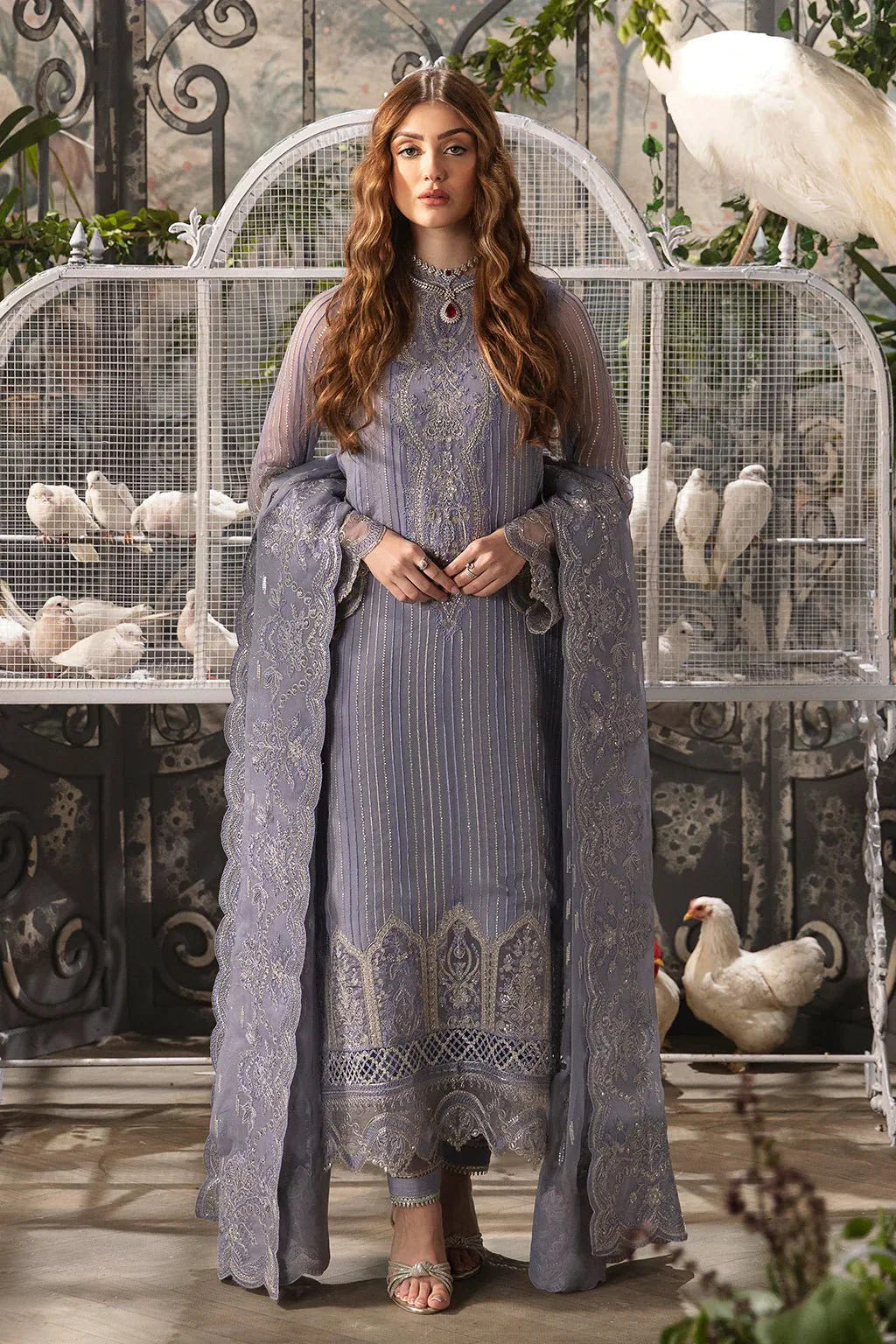Afrozeh | La Fuchsia 24 | Elyssa -  Afrozeh Formal - Original Designer Dress - House of Maryam