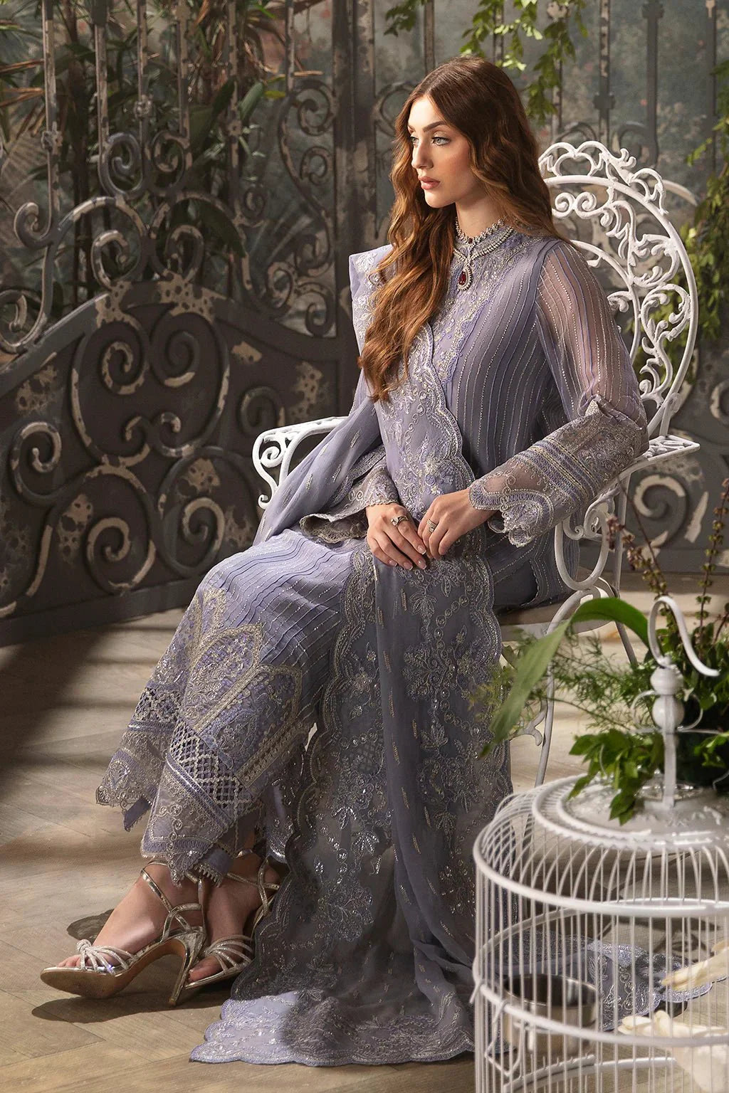 Afrozeh Elyssa chiffon formal suit, photo 3