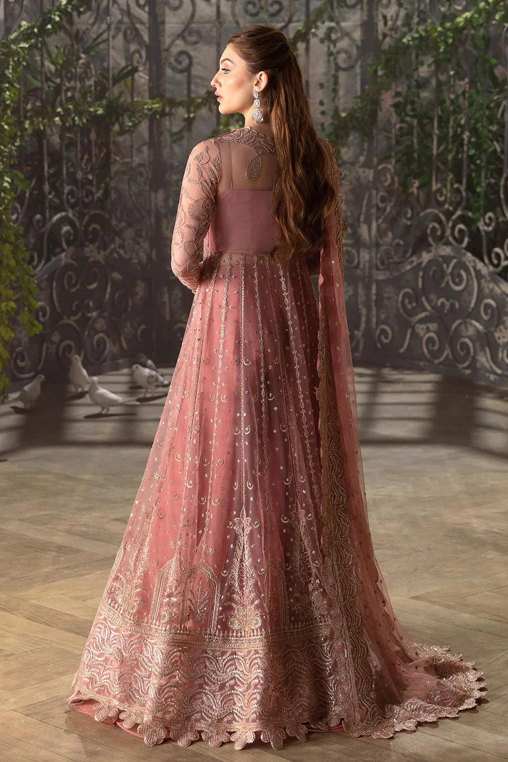 Afrozeh | La Fuchsia 24 | Rosa -  Afrozeh Formal - Original Designer Dress - House of Maryam