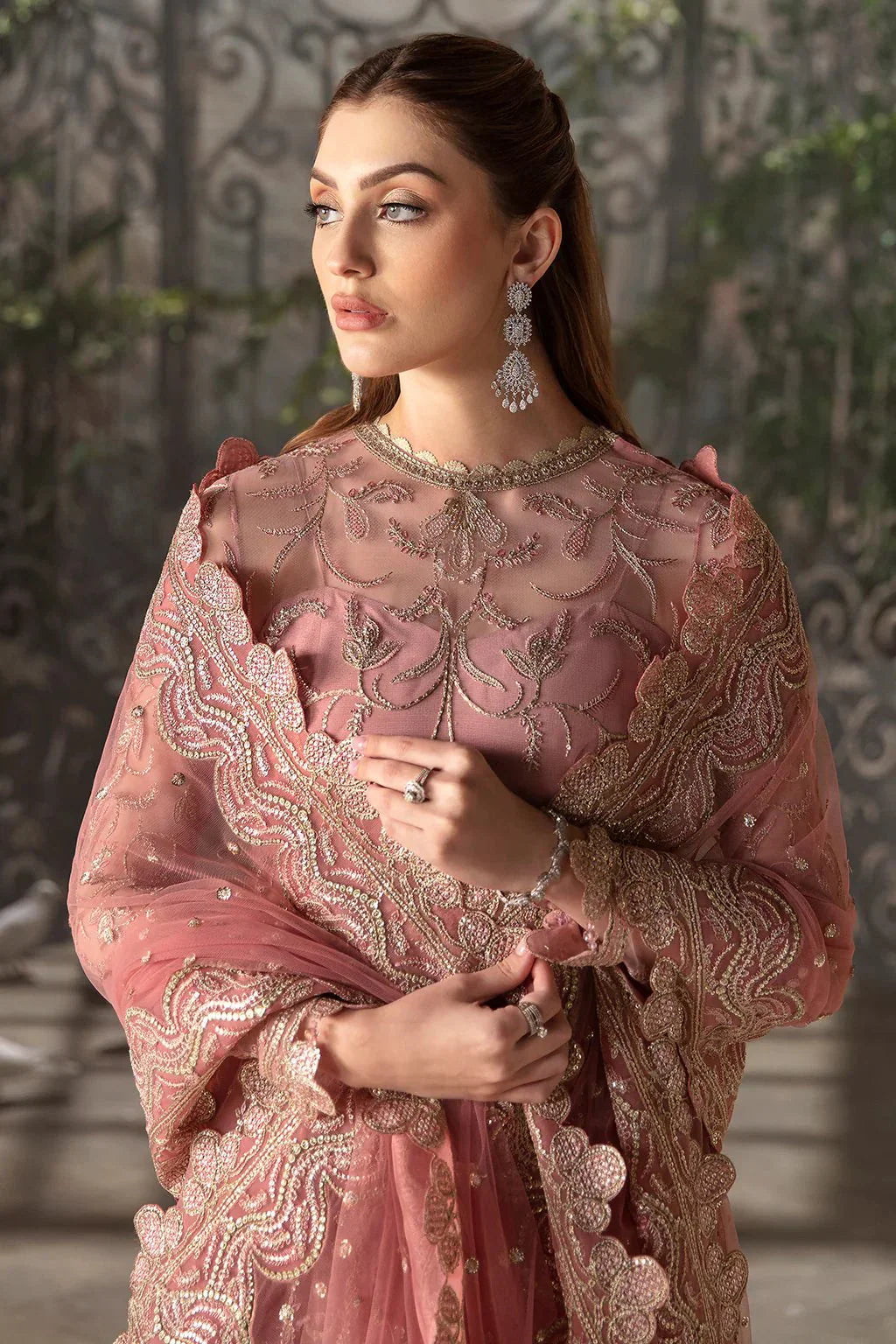 Afrozeh | La Fuchsia 24 | Rosa -  Afrozeh Formal - Original Designer Dress - House of Maryam