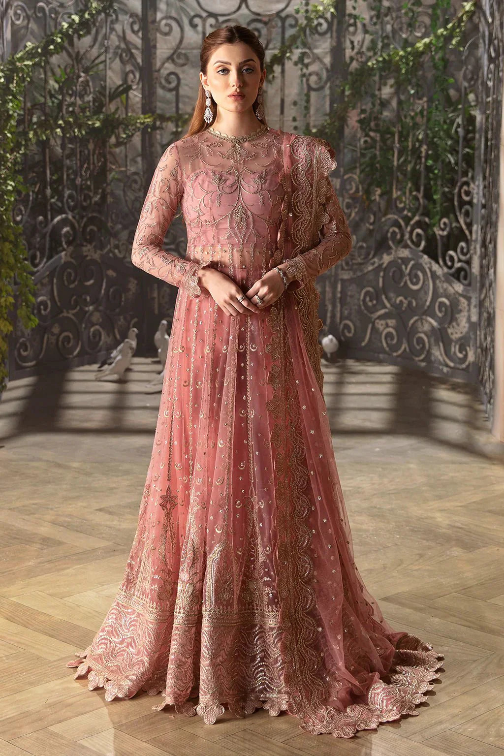 Afrozeh | La Fuchsia 24 | Rosa -  Afrozeh Formal - Original Designer Dress - House of Maryam