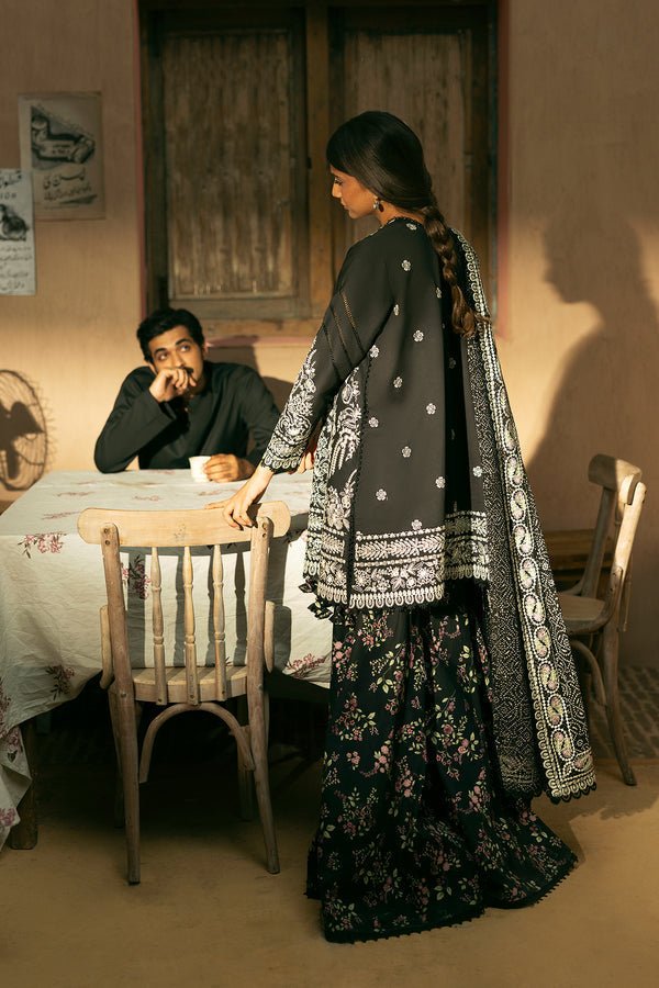 Afrozeh | Mulaqat Lawn 26 | Bekhudi-Brand:Afrozeh-Type:Ladies Clothes-Black-Lawn-House of Maryam- Buy in UK, USA