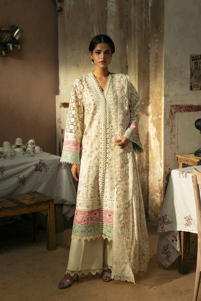 Afrozeh | Mulaqat Lawn 26 | Mohabbat-Brand:Afrozeh-Type:Ladies Clothes-Beige-Lawn-House of Maryam- Buy in UK, USA