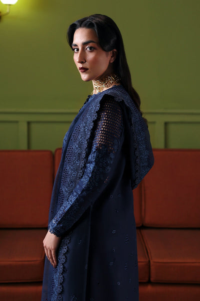 Afrozeh Cadence blue embroidered lawn suit, photo 3