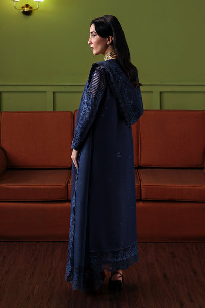Afrozeh Cadence blue embroidered lawn suit, photo 2