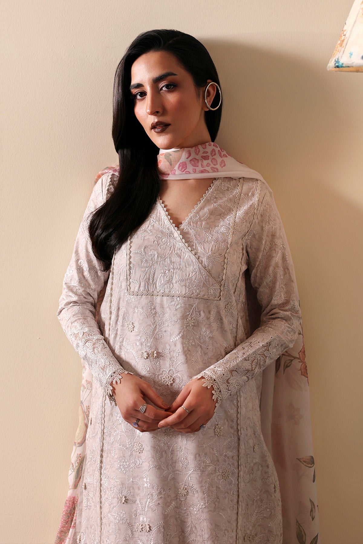 Afrozeh | Rhythm RTW | Leyla-Brand:Afrozeh-Type:Ladies Clothes-Gray-Lawn-House of Maryam- Buy in UK, USA