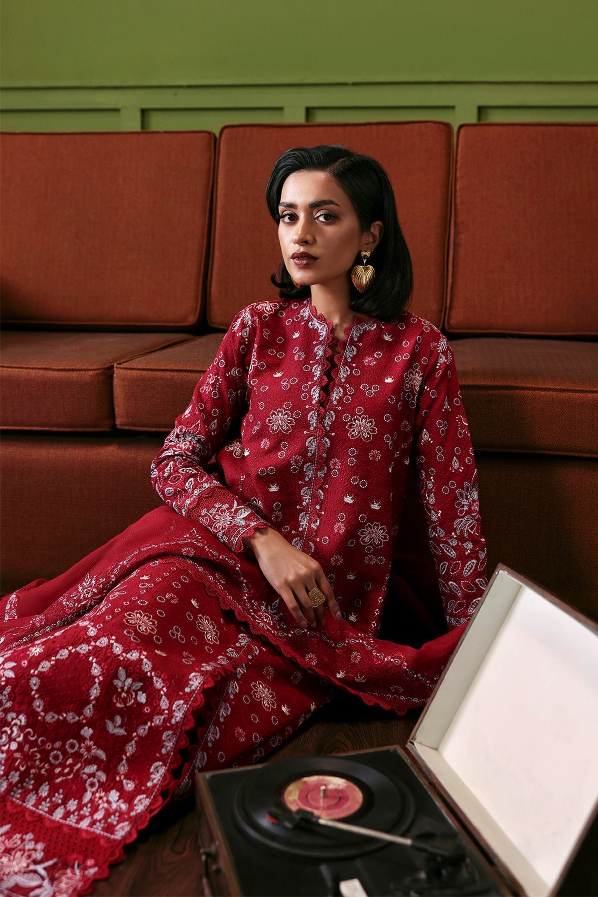 Afrozeh | Rhythm RTW | Melodia-Brand:Afrozeh-Type:Ladies Clothes-Haute Red-Lawn-House of Maryam- Buy in UK, USA