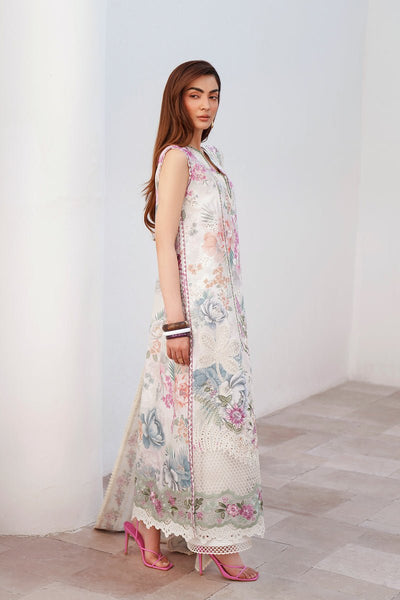 Afrozeh Auremyst light grey embroidered lawn suit, photo 4