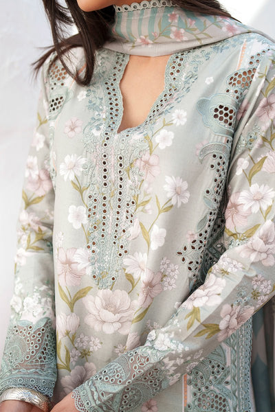 Afrozeh Lumiereh grey embroidered lawn suit, photo 3