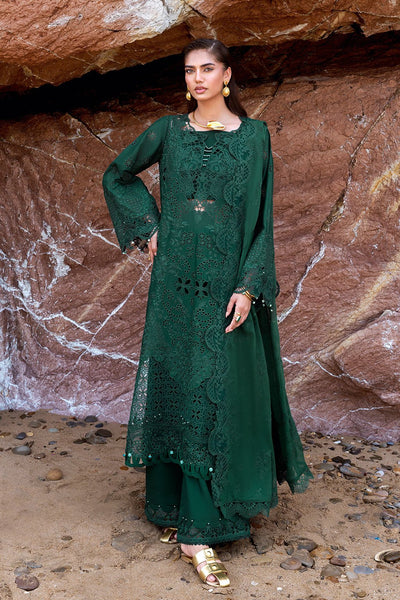 Afsanah | Lost in Waves | A-201-Brand:Afsanah-Type:Ladies Clothes-Bold Green-Lawn-House of Maryam- Buy in UK, USA