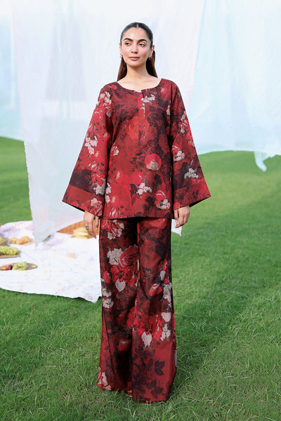Afsanah | The Print Edit | AP-304A-Brand:Afsanah-Type:Ladies Clothes-Maroon-Lawn-House of Maryam- Buy in UK, USA