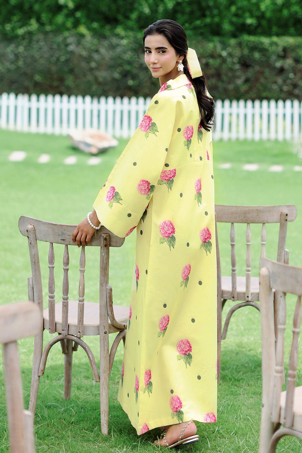 Afsanah | The Print Edit | AP-306-Brand:Afsanah-Type:Ladies Clothes-Lemon Yellow-Lawn-House of Maryam- Buy in UK, USA