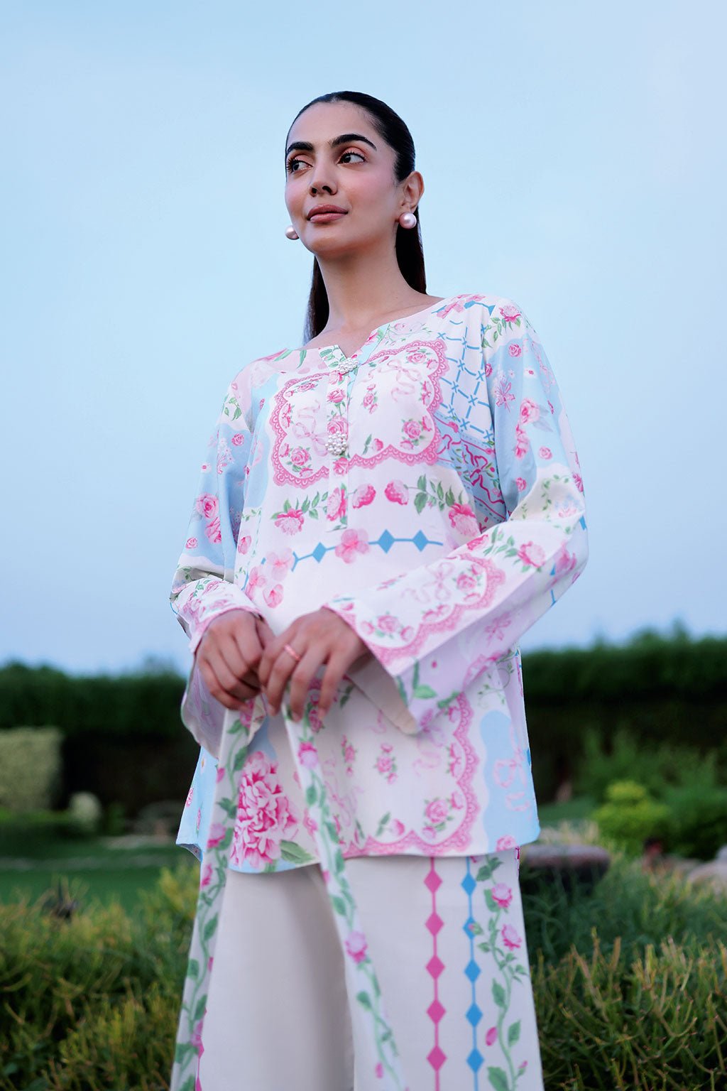 Afsanah | The Print Edit | AP-310-Brand:Afsanah-Type:Ladies Clothes-Lilac-Lawn-House of Maryam- Buy in UK, USA