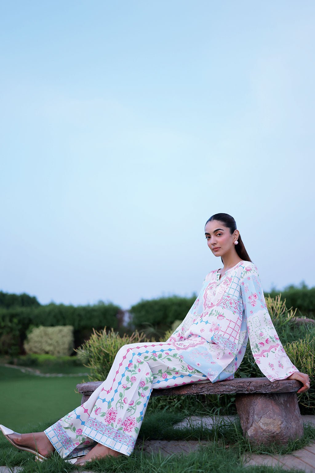 Afsanah | The Print Edit | AP-310-Brand:Afsanah-Type:Ladies Clothes-Lilac-Lawn-House of Maryam- Buy in UK, USA