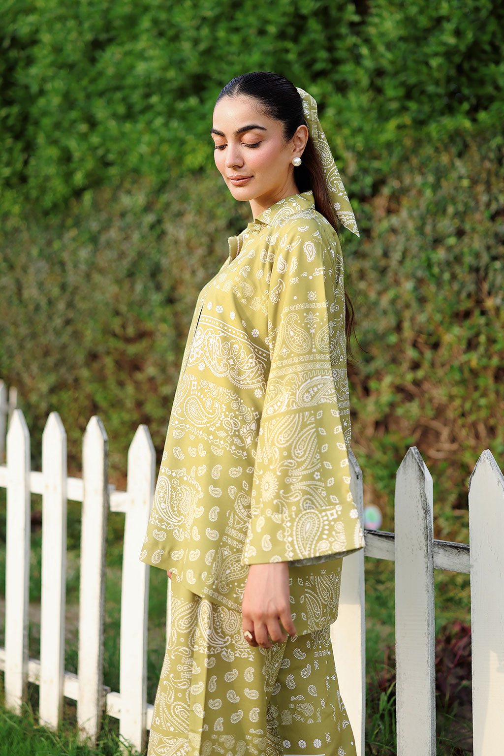Afsanah | The Print Edit | AP-311-Brand:Afsanah-Type:Ladies Clothes-Light Lime-Lawn-House of Maryam- Buy in UK, USA