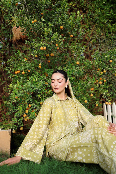 Afsanah | The Print Edit | AP-311-Brand:Afsanah-Type:Ladies Clothes-Light Lime-Lawn-House of Maryam- Buy in UK, USA