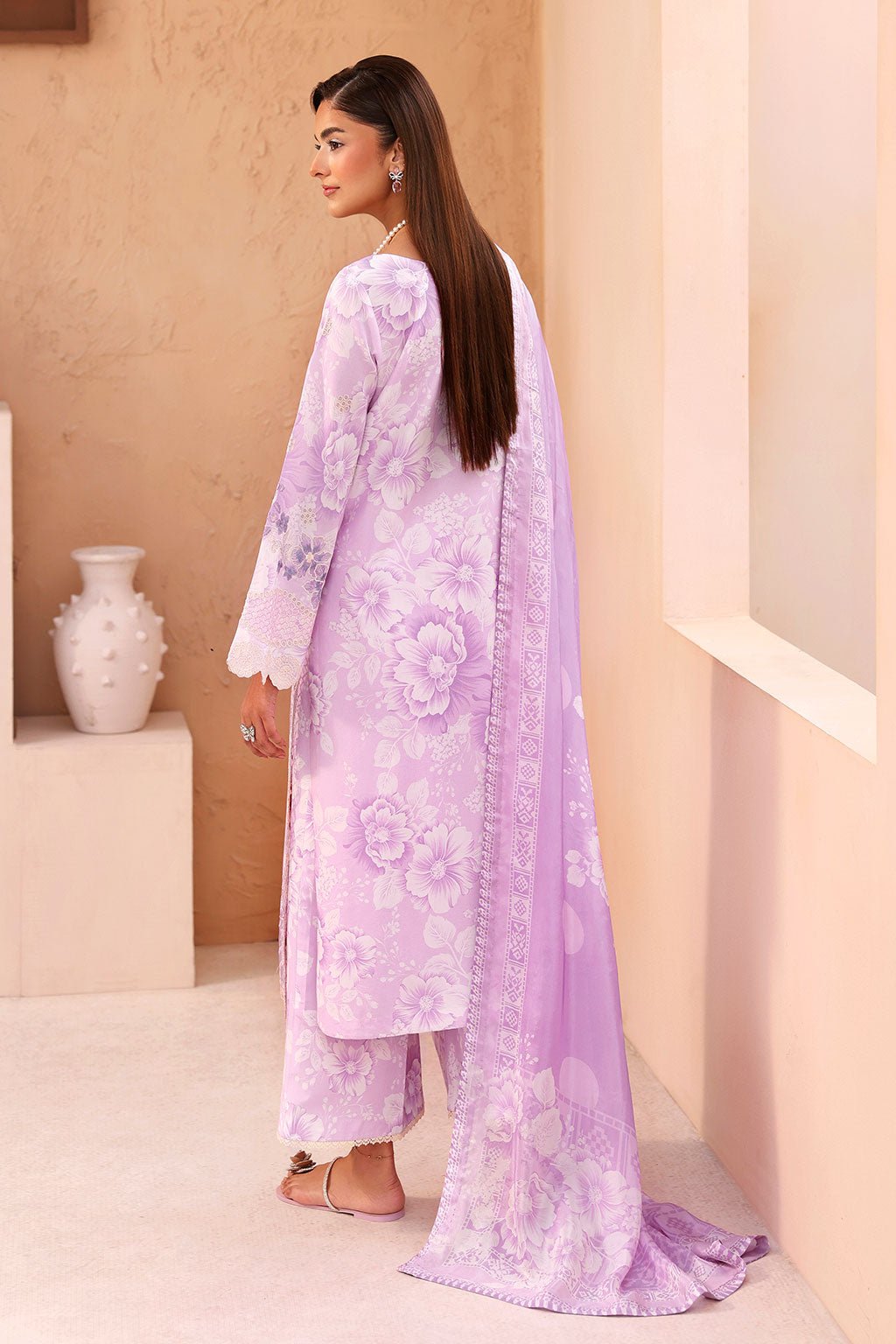 Afsanah | The Summer Palette | AL-202-Brand:Afsanah-Type:Ladies Clothes-Lilac-Lawn-House of Maryam- Buy in UK, USA